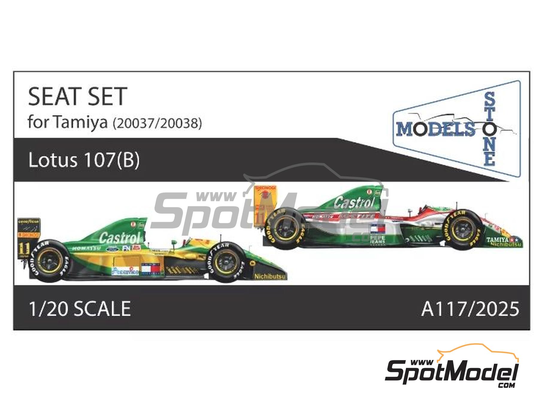 Stone Models A117/2025: Seat 1/20 scale - Lotus Ford 107 and 107B